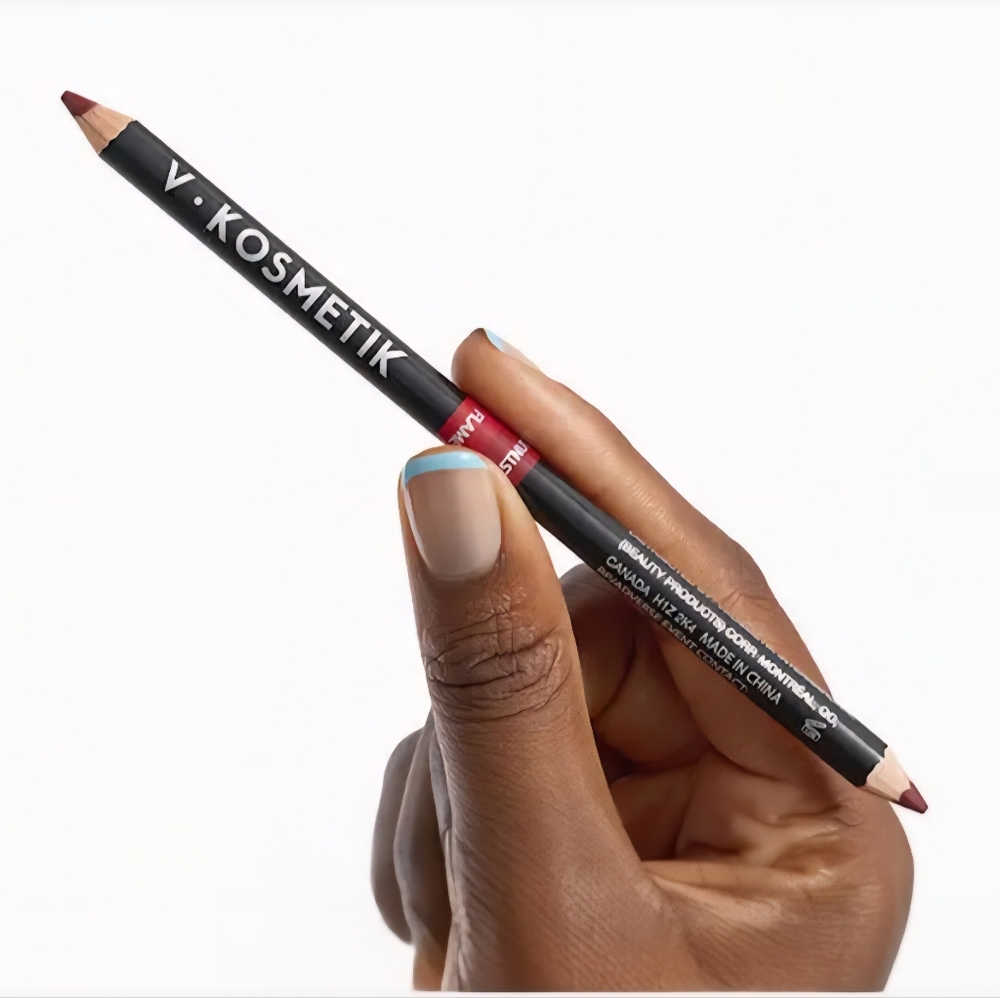 V KOSMETIK Duo Lip Liner-Flame & Chestnut